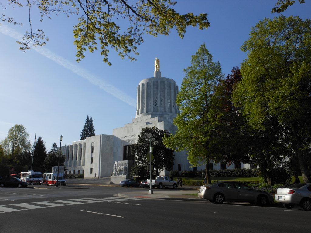 Oregon state Capitol Exterior